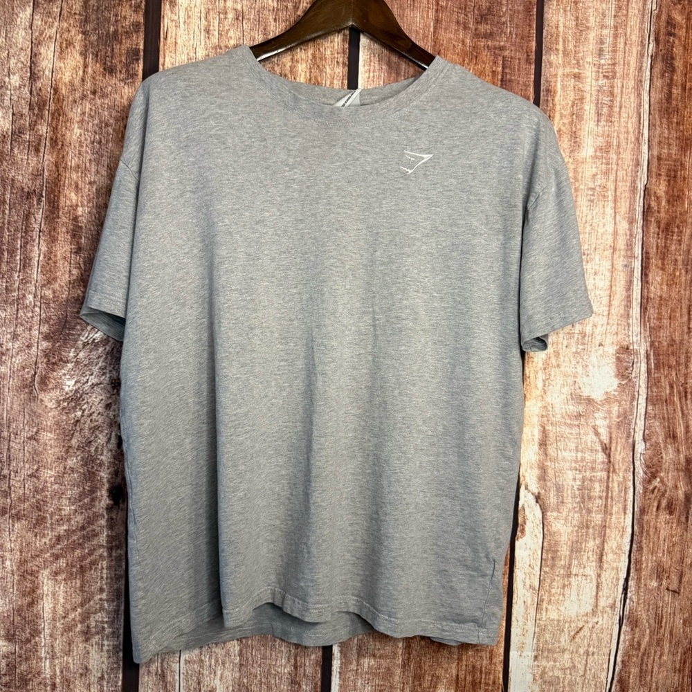 Gymshark Men’s Light Gray Short Sleeve Crew Tee